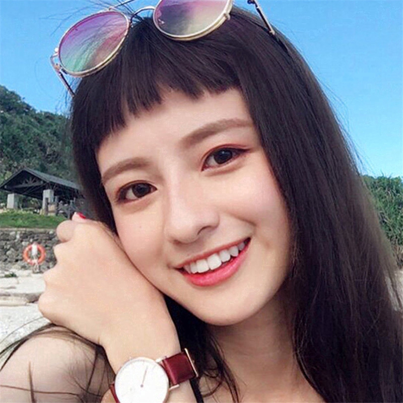 aaoottuuoo5.vn [Mã FASHIONCBT3 giảm 20k đơn 50k] Tóc giả kẹp mái ngố phong cách Hàn Quốc dễ thương dành cho nữ