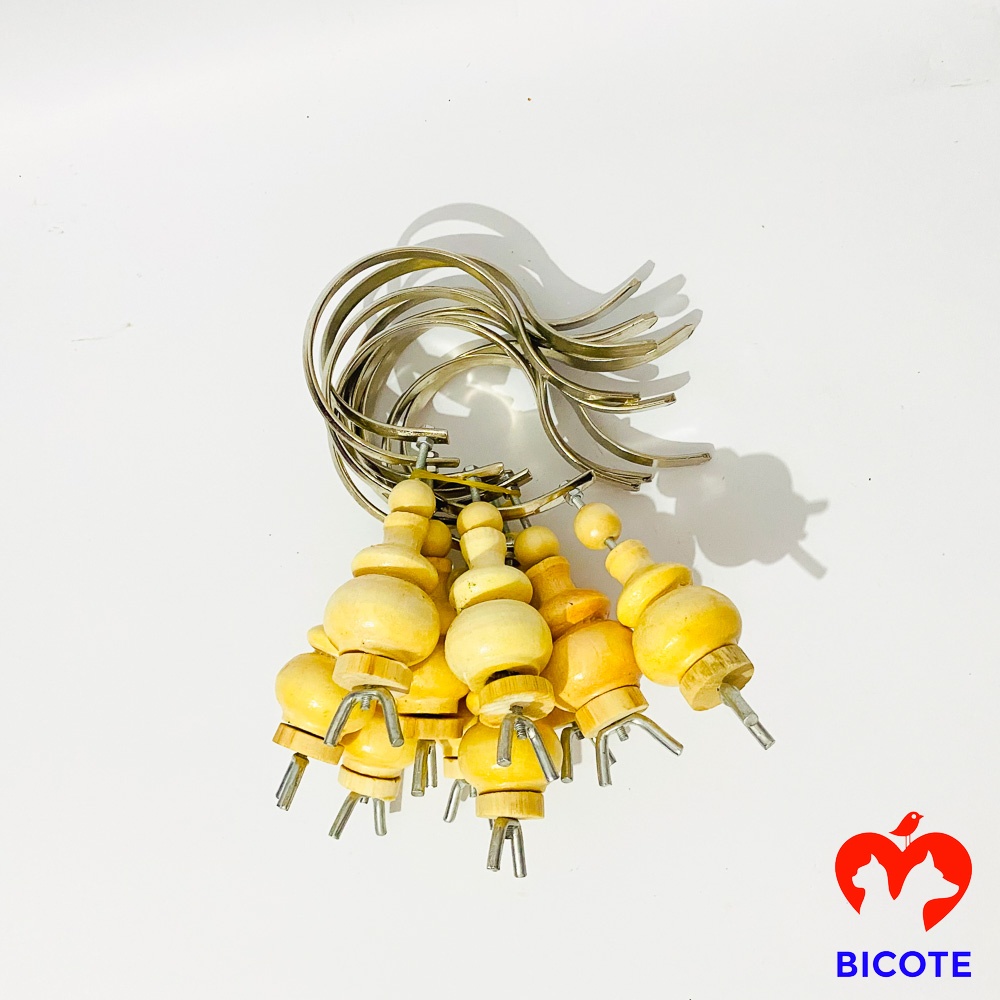 Móc lồng chim chào mào, khuyên, mi BICOTE bền đẹp giá rẻ có kèm nậm
