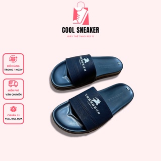 Dép nam quai ngang 𝗕𝘂𝗿𝗯𝗲𝗿𝗿𝘆 cao cấp - dép cao su nam bbr đế cao su chất cực đẹp full box