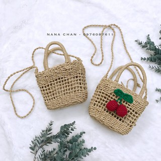Túi làn cói bé gái