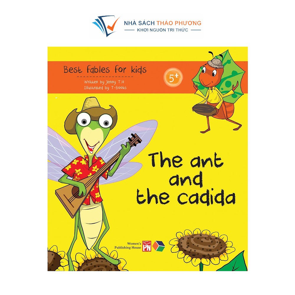 Sách - Truyện tranh đơn ngữ cho bé: The ant and the cadida