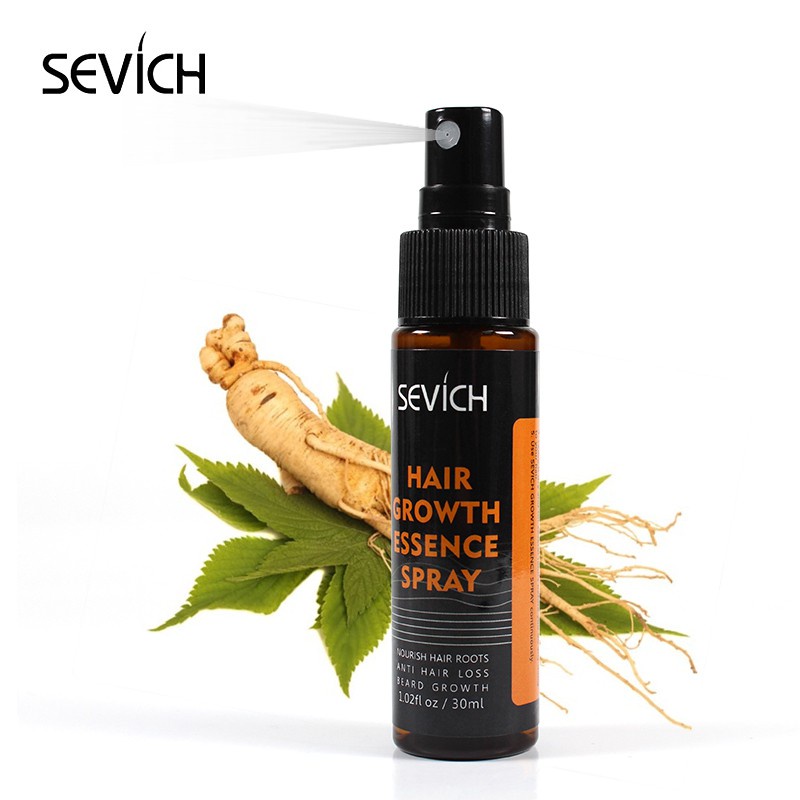 Tinh Chất Xịt Kích Mọc Tóc SEVICH Chiết Xuất Gừng Kháng Khuẩn 30ml