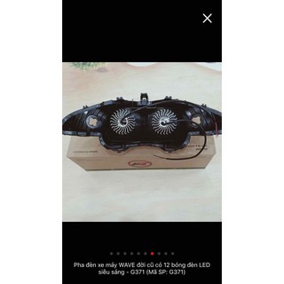 Đèn led Honda wave - pha led wave nhỏ - led wave anpha - led wave 3cd