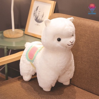 Gối ôm, gấu bông lạc đà Alpaca mino Kẻ du hành 50cm lông mềm mịn đáng yêu