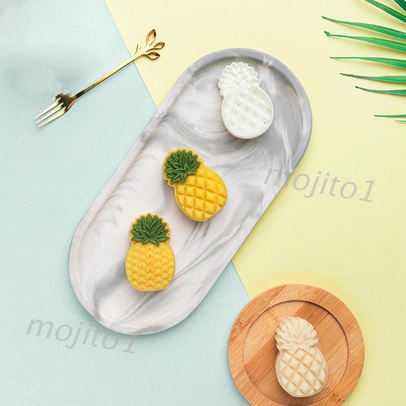 Khuôn làm bánh trung thu bằng nhựa 50g Dụng cụ cắt bánh quy với Dứa hoa sen Máy ép bằng tay Khuôn làm bánh trung thu sô cô la Tự làm bánh nướng