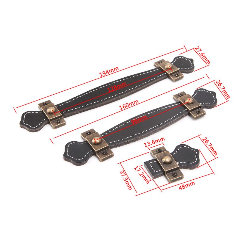 Tay Nắm Cửa Tủ Bằng Da PU Mềm Tiện Dụng Cho Gia Đình