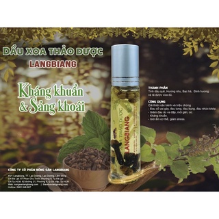 Dầu xoa thảo dược Langbiang 10ml