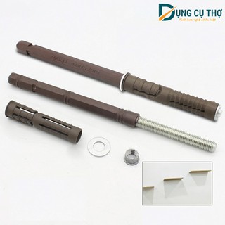 Bộ 2 chiếc chốt âm kệ treo tường bọc nhựa thông minh