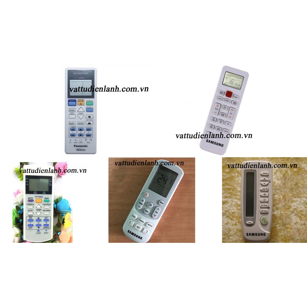 Điều khiển điều hòa các hãng mẫu như hình - Remote máy lạnh TD