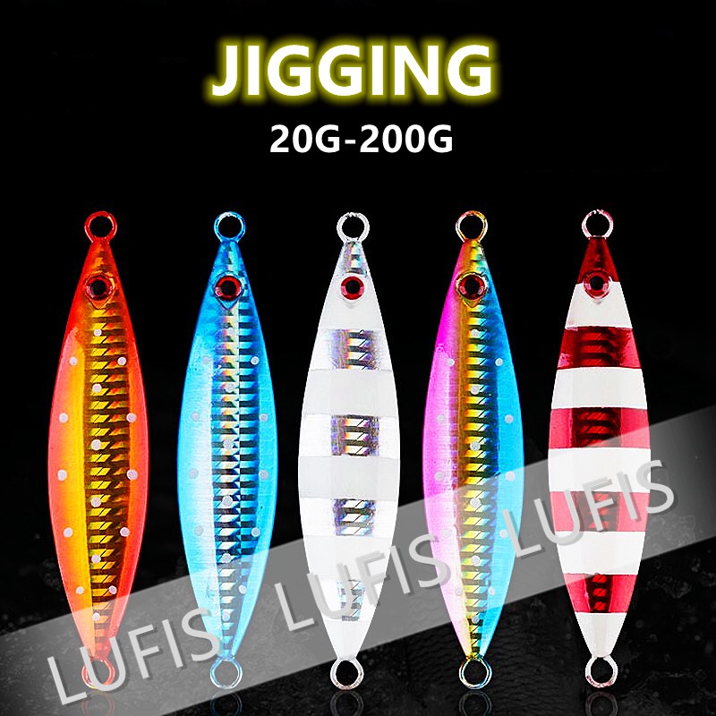 jigging Mồi Câu Cá Giả 8 Màu 100g / 120g / 150g / 200g Fishing lure