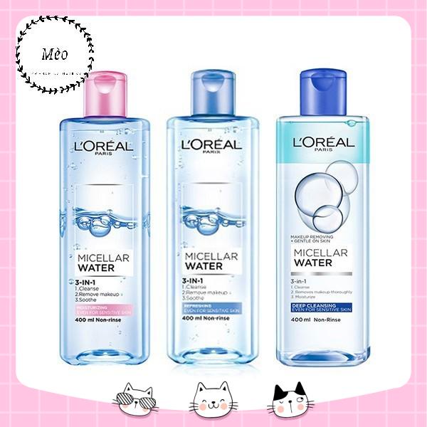 Nước tẩy trang Loreal - L'Oreal Paris 3-in-1 Micellar Water