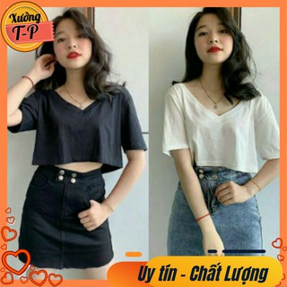 Áo Croptop cổ Tim (Có Video)