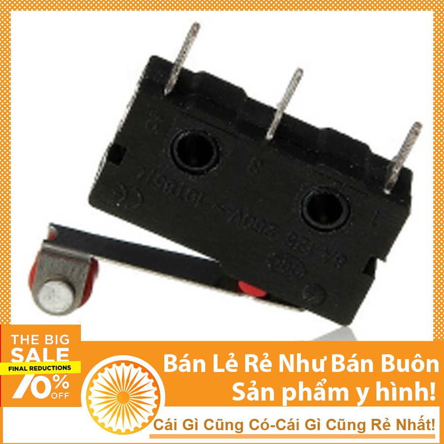 Công Tắc Hành Trình KW12 3A 250V - Có Bánh Xe