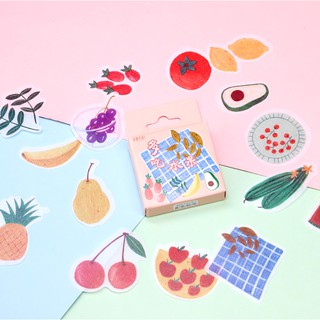 Sticker trái cây (45 stickers/hộp)
