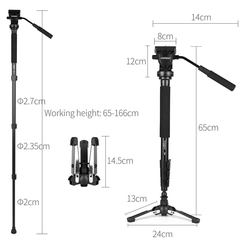 [Mã 273ELHA100K0 hoàn 7% đơn 500K] Chân máy ảnh Yunteng Monopod VCT-588 cho DSLR Camera