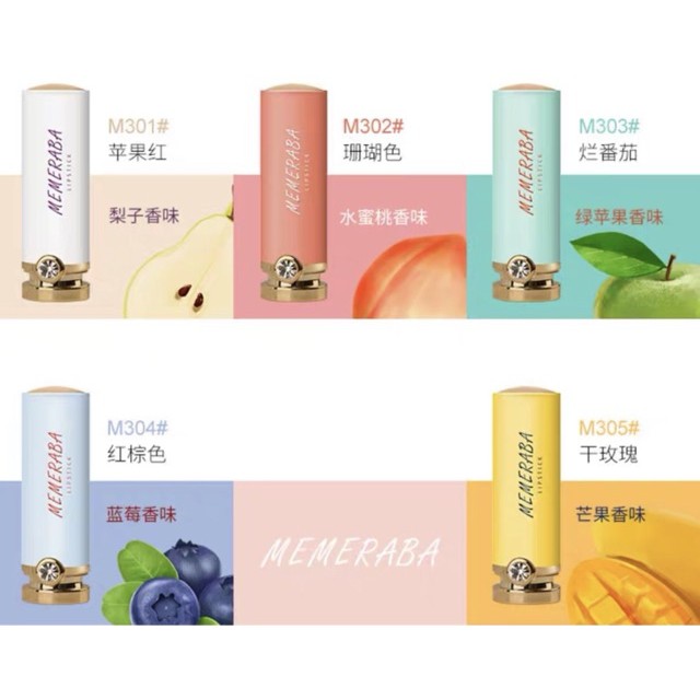 Son thỏi Memeraba vị trái cây