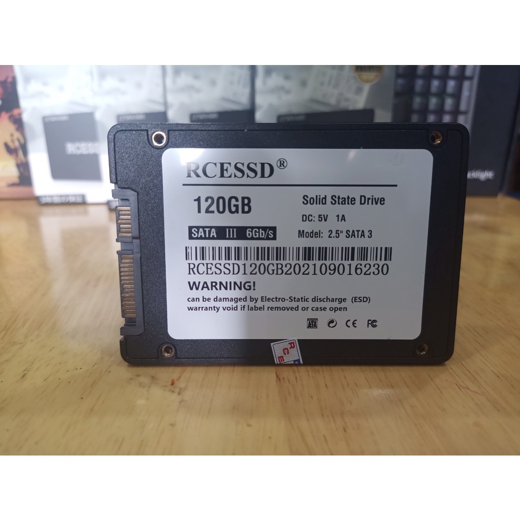 Ổ cứng SSD RCE 128G, 240G, 2.5-Inch SATA III NEW. Chính hãng - Bảo hành 36 tháng