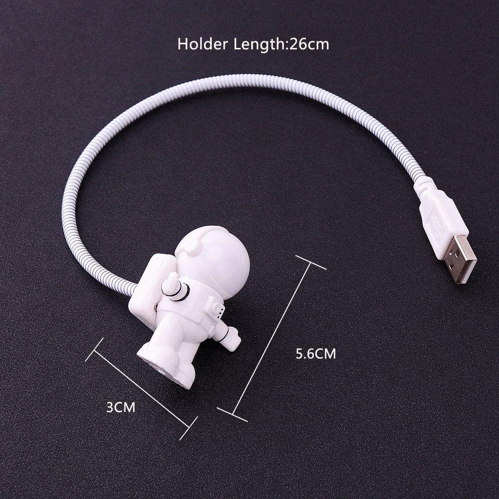 Đèn LED USB Hình Phi Hành Gia Linh Hoạt Sáng Tạo Để Bàn Trang Trí