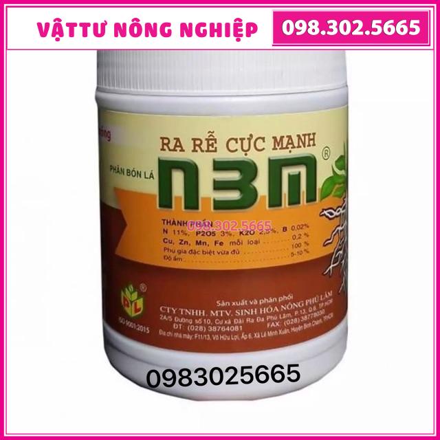 Phân bón lá cao cấp siêu ra rễ cho cây trồng N3M hộp 500gr