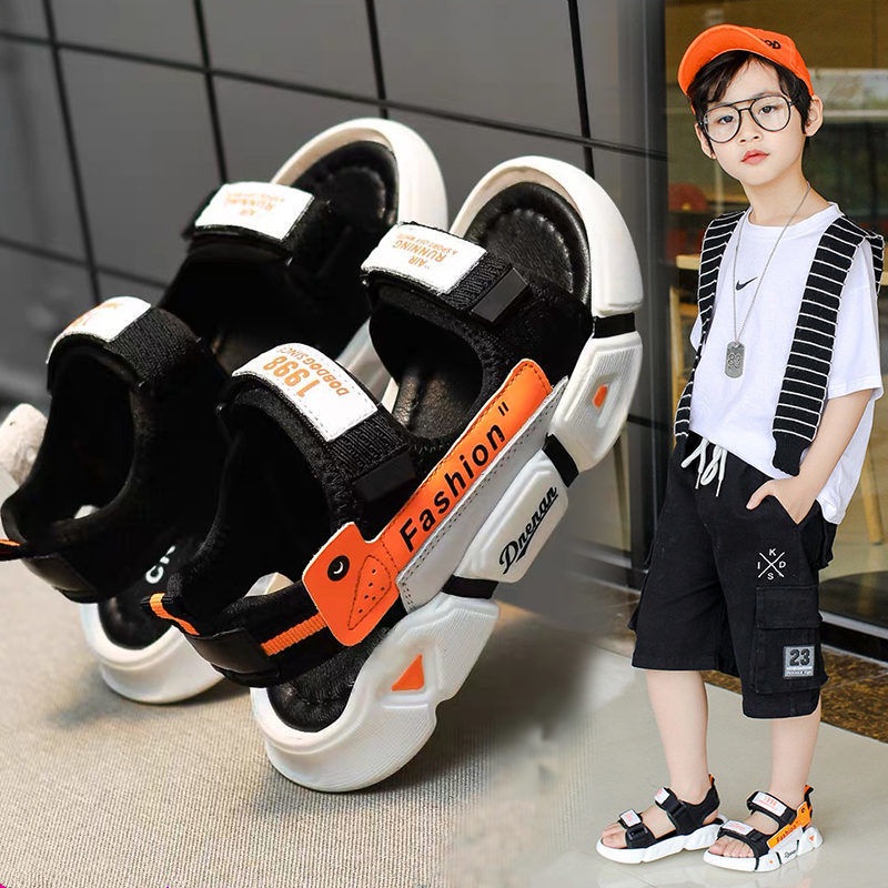 Giày Sandal Đế Mềm Chống Trượt Phong Cách Mới 2022 Cho Bé Trai