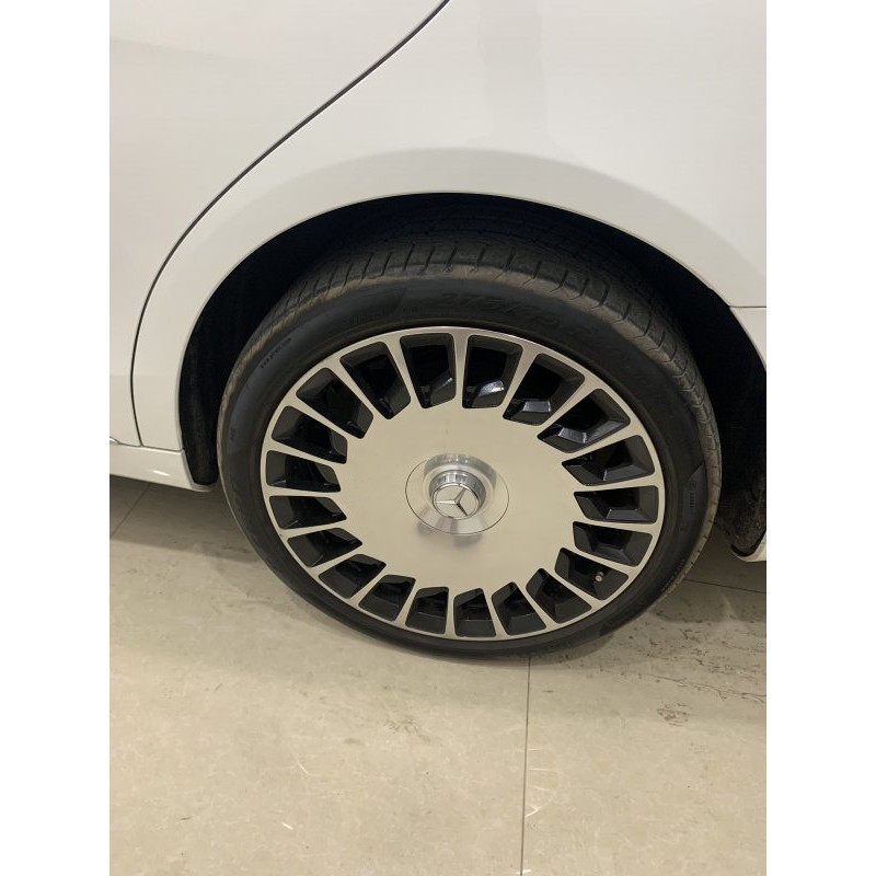 Logo chụp mâm, ốp lazang bánh xe ô tô Mercedes và Maybach TY-65 1 CHIẾC