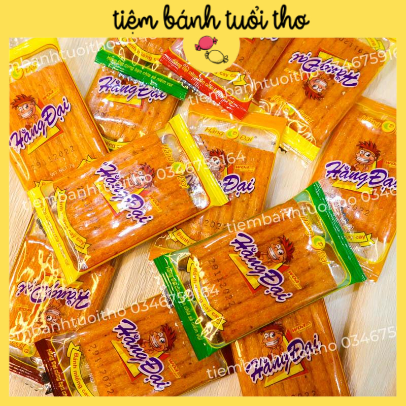Snack Que Cay Ăn Vặt Bim Bim Bò Miếng Cay Cay Hằng Đại