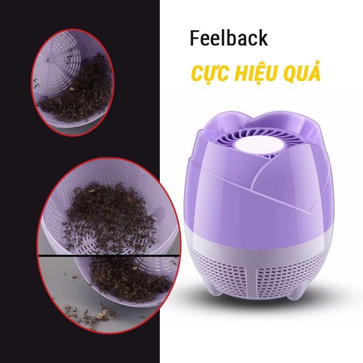 Đèn bắt muỗi kiêm đèn ngủ đa năng thông minh mẫu mới
