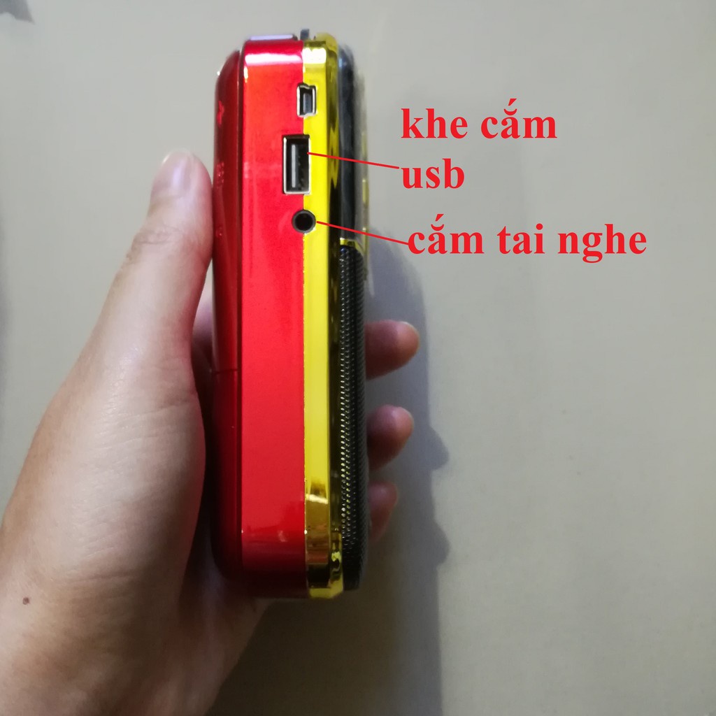 [FREESHIP❤️] Đài Niệm Phật, Máy Nghe Pháp, Loa Đài Nghe Nhạc Cho Người Lớn Tuổi, Craven Cr-836s 2 Pin