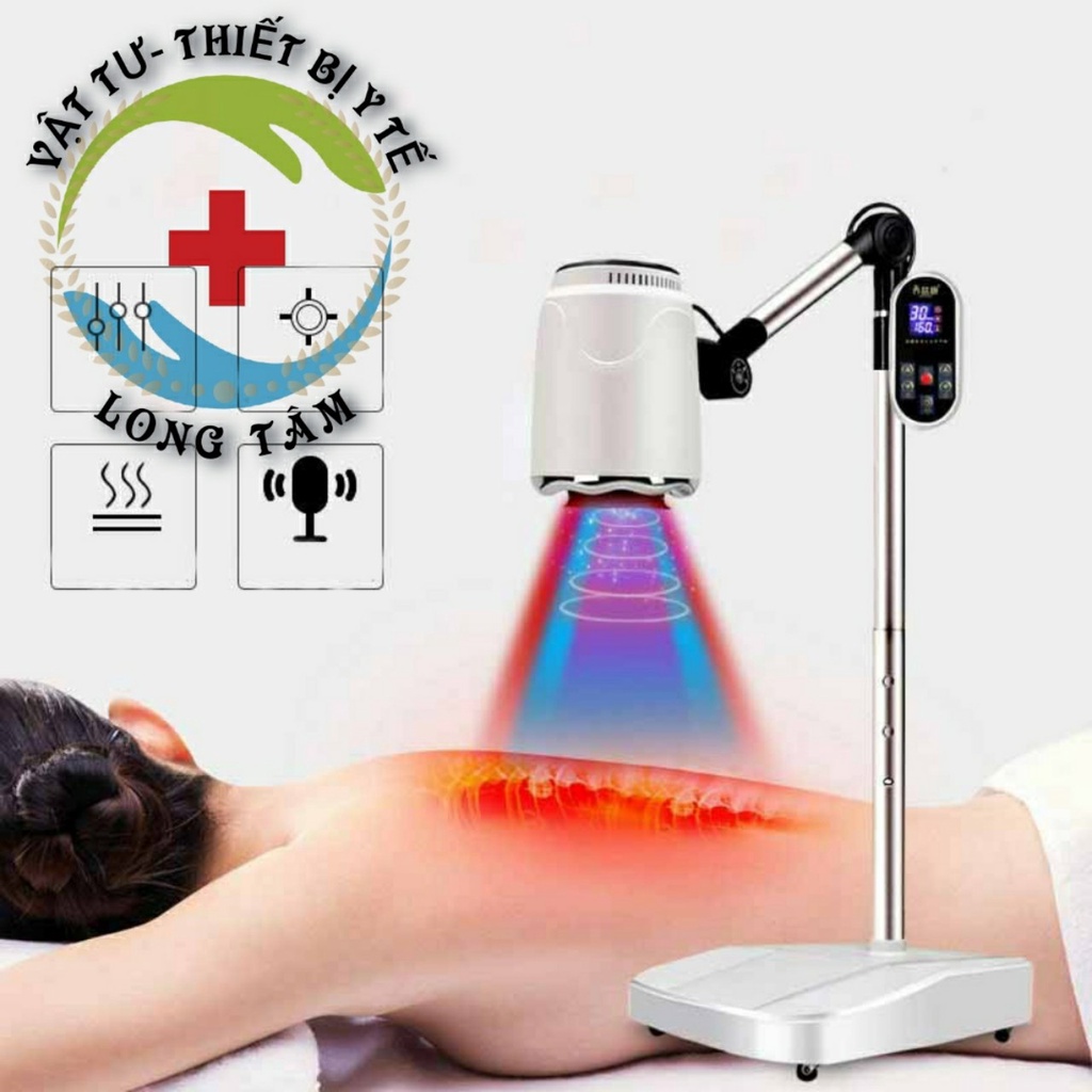Máy xông ngải cứu có Đèn Hồng Ngoại tặng kèm ngải nhung và tinh dầu