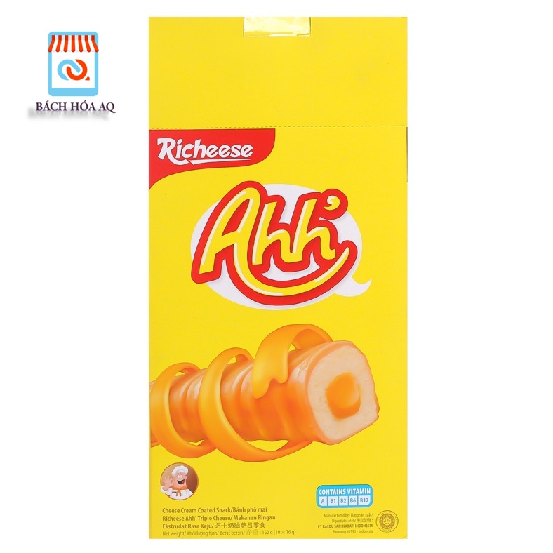 Bánh Xốp Phô Mai Nabati Richeese Ahh Triple hộp 150 Gram