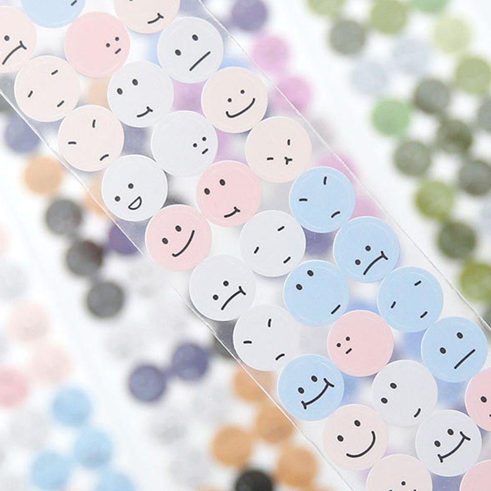 Giấy Dán Trang Trí Điện Thoại/Sổ Tay Hình Khuôn Mặt Biểu Cảm DIY Sáng Tạo