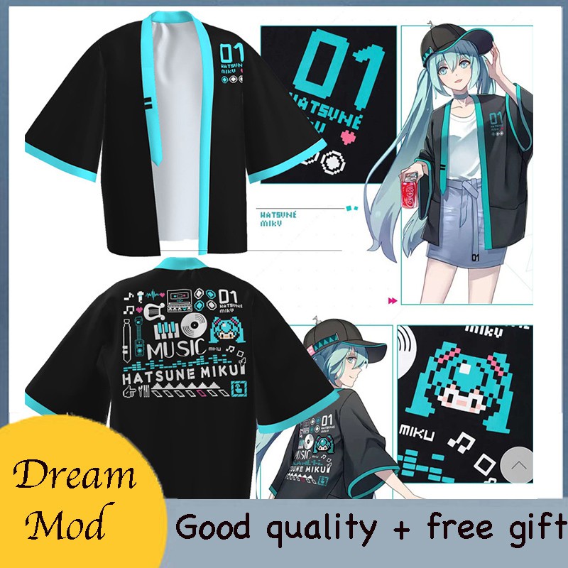 Áo Choàng Tắm Hóa Trang Nhân Vật Hatsune Miku Màu Xanh Dương Thời Trang Dành Cho Nam | BigBuy360 - bigbuy360.vn