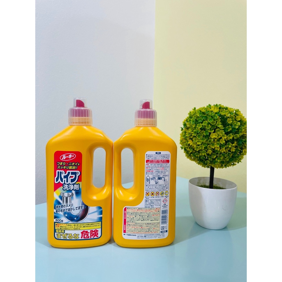 Nước Thông Cống Không Mùi ROCKET DAIICHI SEKKEN Nhật Bản 800ML - Thông Tắc Cống, Tẩy Rửa Bồn Cầu, Chăm Sóc Nhà Cửa