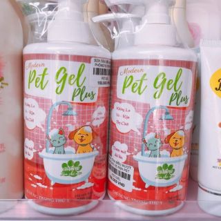Sữa tắm chó mèo Pet gel plus 500ml diệt ve rận