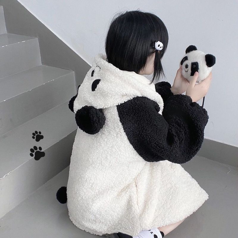 Áo khoác gấu trúc siuu đáng iu