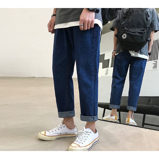 Quần Jeans Baggy Thời Trang Phong Cách Unisex Phong Cách Trẻ Trung Năng Động | BigBuy360 - bigbuy360.vn