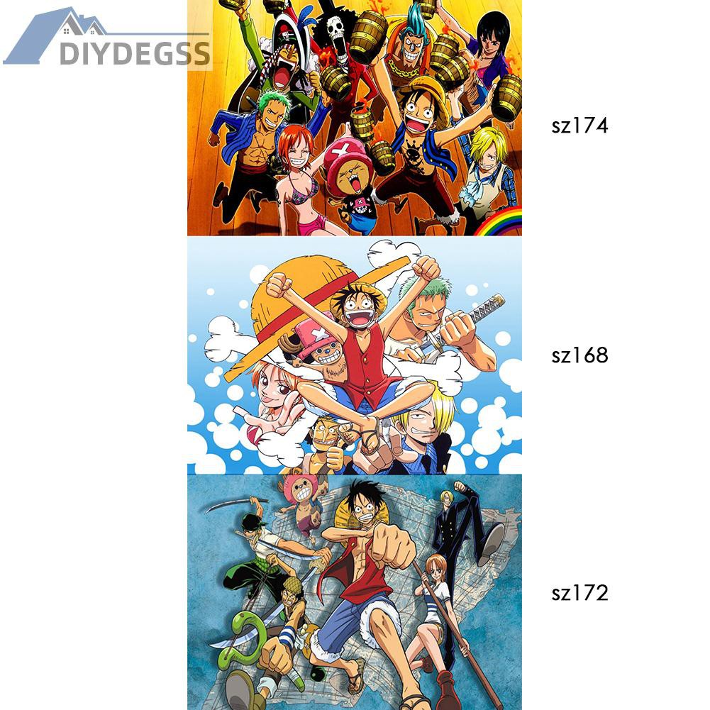 Bộ Tranh Đính Đá 5d Tự Làm Hình Nhân Vật One Piece 12.2