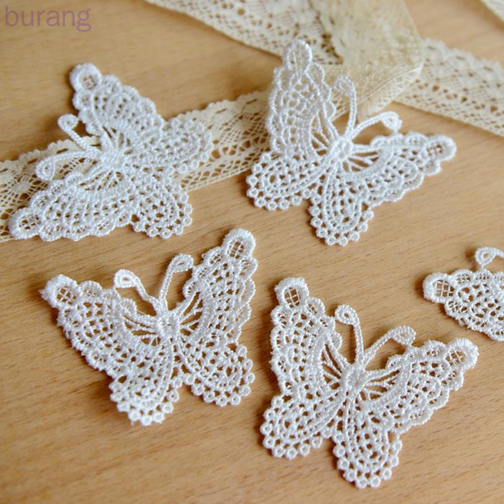 BUTTERFLY Miếng Dán Trang Trí Quần Áo Hình Bướm
