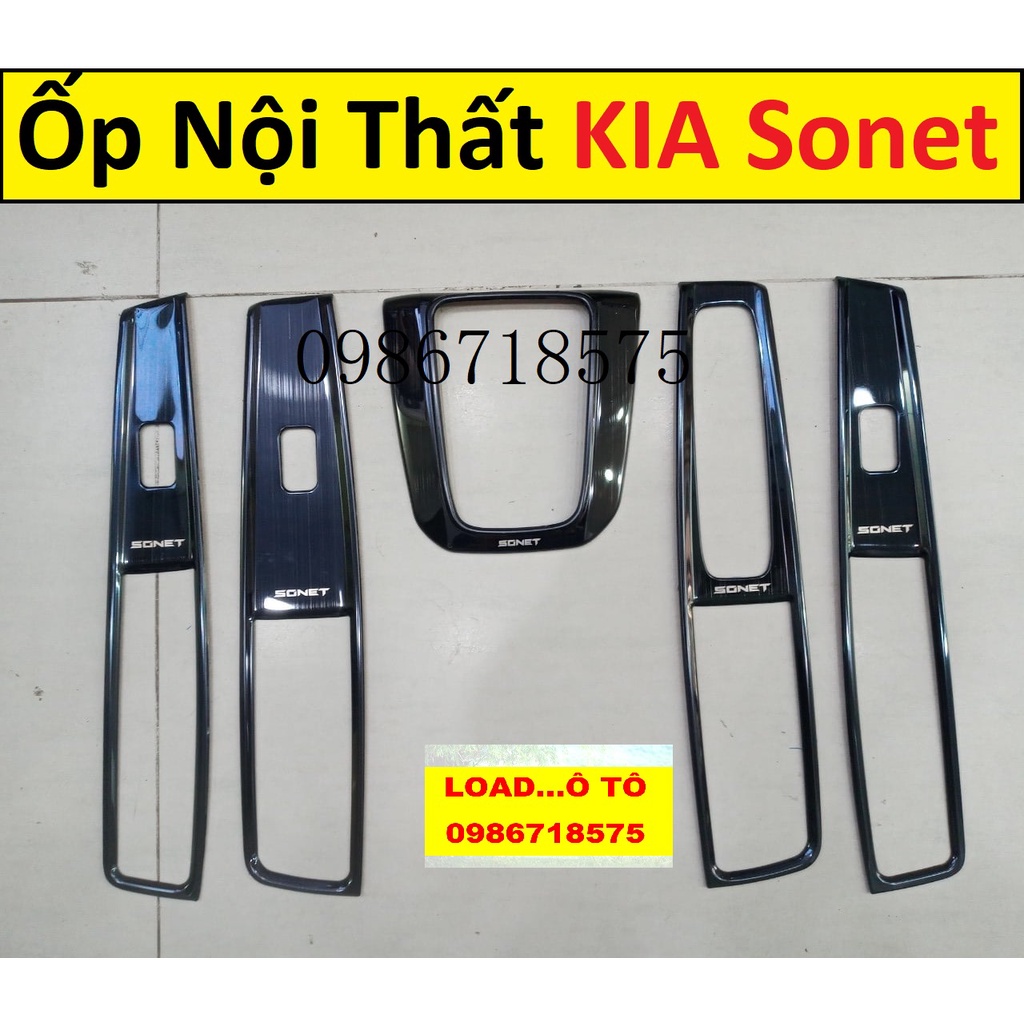 Ốp Nội Thất Xe KIA Sonet 2022-2024 Mẫu Titan, Carbon Cao Cấp Nhất Thị Trường