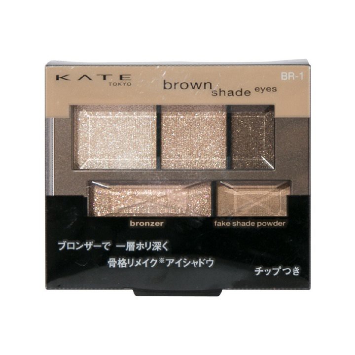 Phấn mắt Kanebo Kate Brown Shade Eyes N tone màu nhũ vàng BR-1