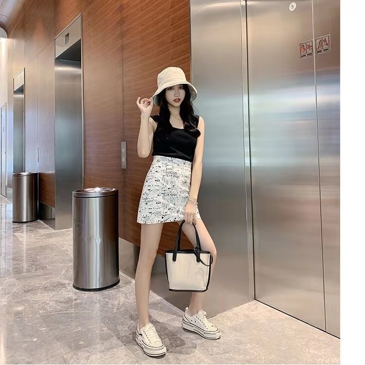 [Mã FAGREEN55 giảm 10% tối đa 30K đơn 99K] Chân Váy Chữ A In Họa Tiết Thời Trang Hè 2021 Cho Nữ | BigBuy360 - bigbuy360.vn