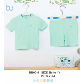 [BU 2019]. Bộ cộc nút vai vải sợi tre trơn