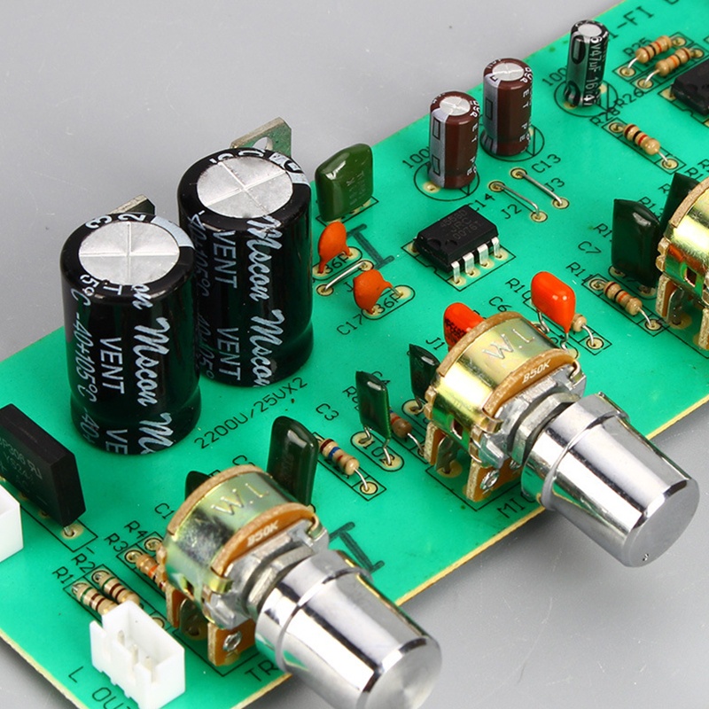 Bảng Mạch Khuếch Đại Âm Thanh HiFi 4558 op amp Chuyên Dụng DIY