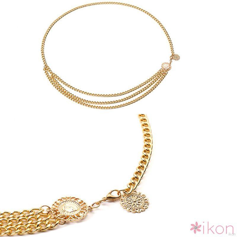Thắt lưng kim loại nhiều tầng thanh lịch dành cho nữ