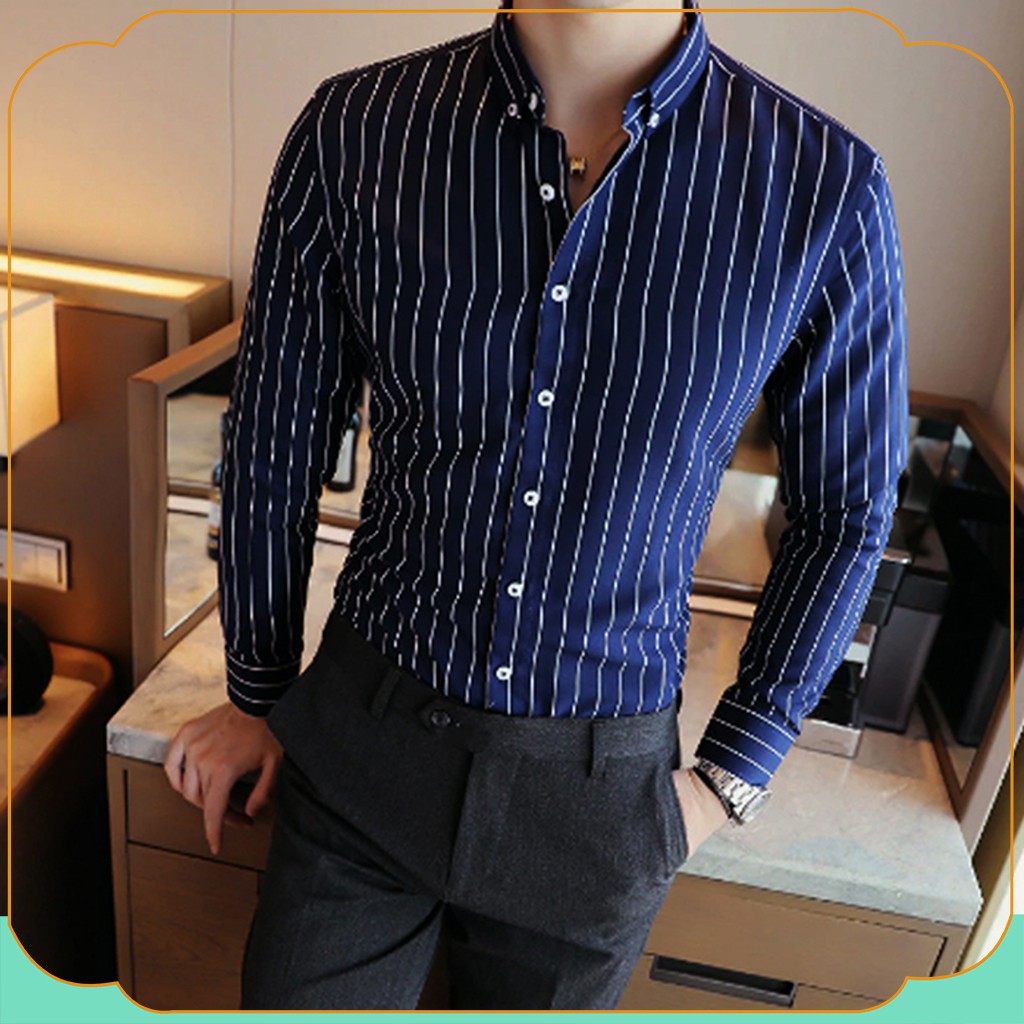 Áo sơ mi - Áo sơ mi nam cao cấp - dáng slimfit cực đẹp, chất vải lụa mềm mịn, thoáng mát, tôn dáng người mặc | BigBuy360 - bigbuy360.vn