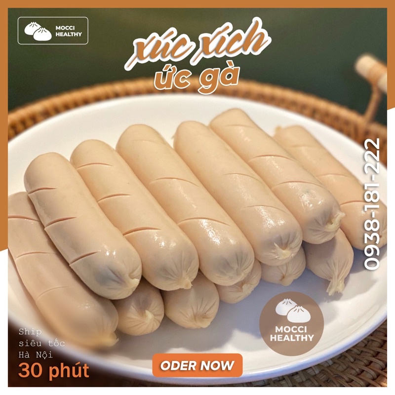 Xúc Xích Ức Gà Hỗ Trợ Giảm Cân Túi 500gr