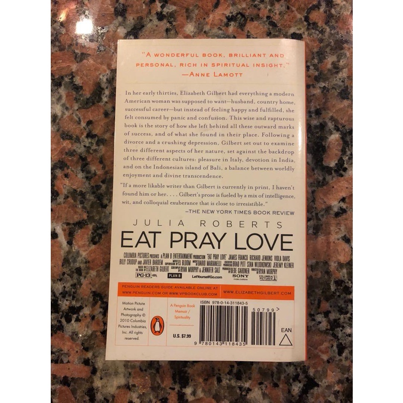 Truyện Ngoại văn: Eat, Pray, Love. Movie Tie-In -  (Tiếng Anh)