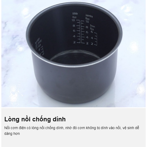 Nồi cơm điện Midea 1.5 Lít MR-CM1531
