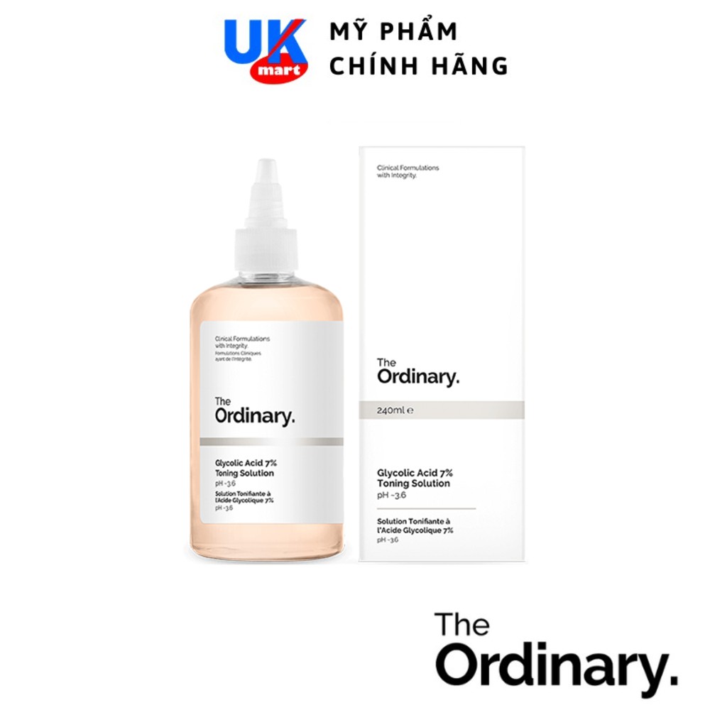 The Ordinary Toning Solution 240ml Toner Tẩy Da Chết, Trắng Sáng, Mờ Thâm Sạm