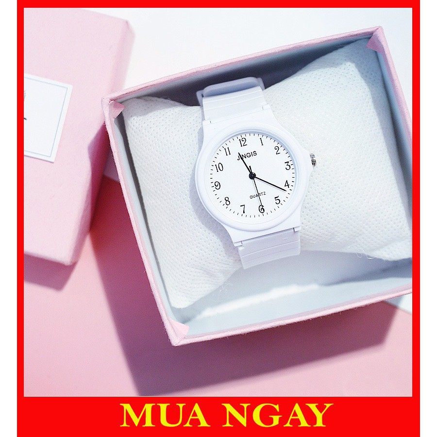 ĐỒNG HỒ NAM NỮ THỜI TRANG JINGIS PHONG CÁCH HÀN QUỐC SIÊU ĐẸP DH83